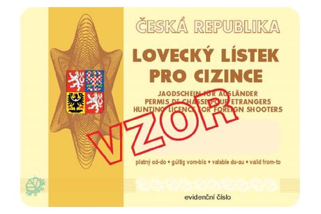 Lovecký lístek pro cizince